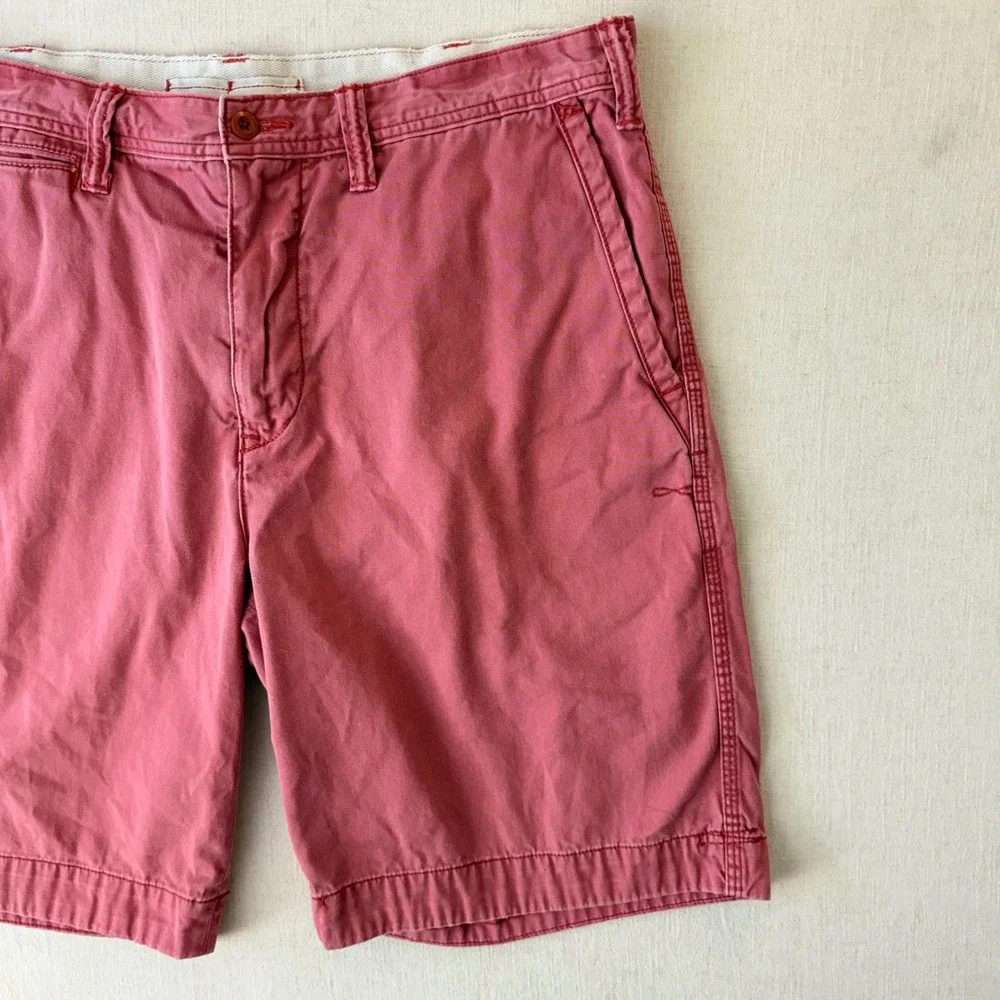 Polo Ralph Lauren Chino Shorts Mens 36 Red Relaxed Fit Cotton Casual Preppy